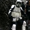 Stormtrooper on iron throne